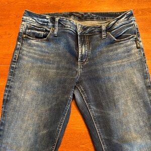 Silver Elyse Skinny Jeans sz 30x29